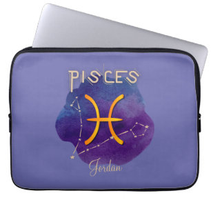 Pices Zodiac Signature Constellation Laptopschutzhülle