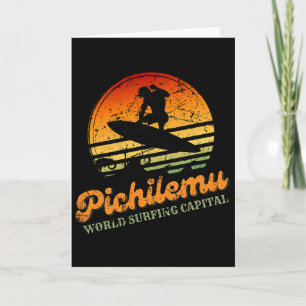 Pichilemu World Surfing Capital Vintage-Surf-Gesch Karte