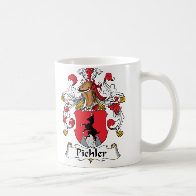 Pichler Familienwappen Kaffeetasse (Rechts)