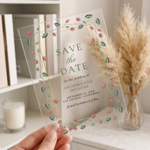 Pichwai Lotus Rebe Indische Hochzeit Save the Date