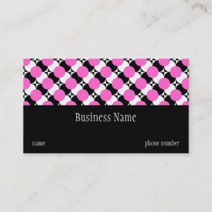 PICK-A-FARBE Funky Dots Business Card Visitenkarte