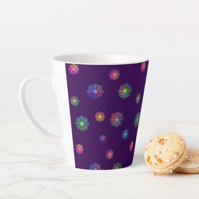 Pick a Posy Custom Background  Milchtasse (Beispiel)