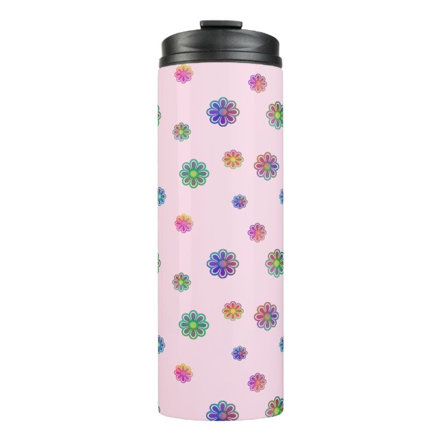 Pick a Posy Custom Background  Thermosbecher (Vorderseite)