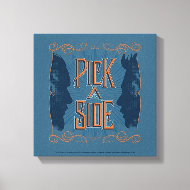 Pick A Side Leinwanddruck (Vorderseite)