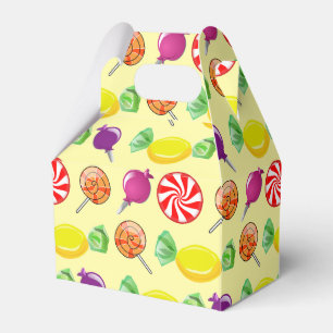Pick and Mix Candy Yellow Pattern Geschenkschachtel