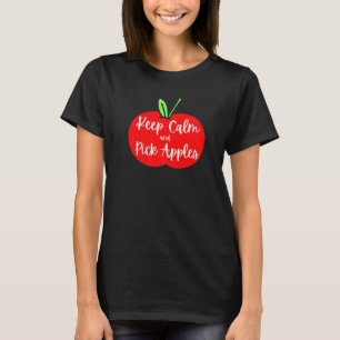 Pick Äpfel Apple Picking T-Shirt