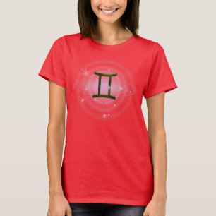 Pick Color Gemini Zodiac Astrologisches Zeichen T-Shirt