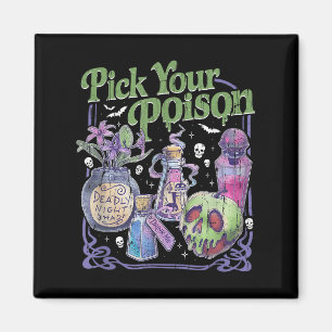 Pick dein Gift, Vintage Prinzessin Halloween Magnet