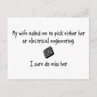 Pick-Ehefrau oder Elektrotechnik