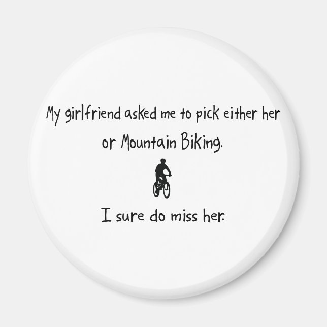 Pick Girlfriend oder Mountainbike Magnet (Vorne)