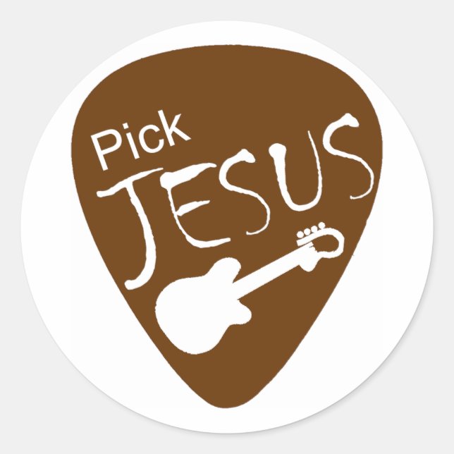 Pick Jesus Sticker (Vorderseite)