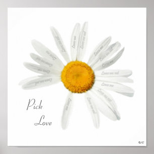 Pick Liebe Daisy Poster