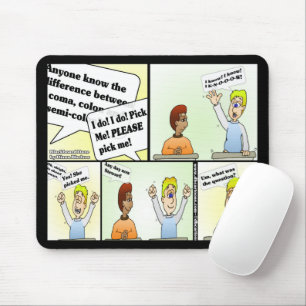 Pick Me Black Mouse Pad Mousepad