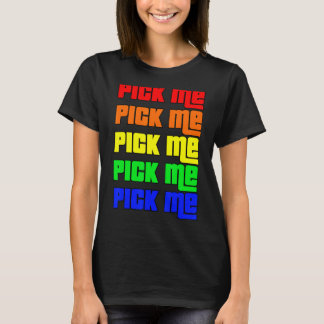 Pick Me - Game Show - farbenfrohe Teilnehmer T-Shirt