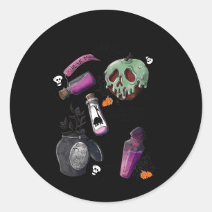 Pick your Gift Drink Me Pop Halloween Runder Aufkleber