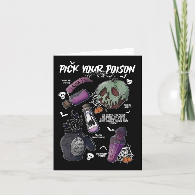 Pick Your Poison's Funny Drink Me Potion glücklich Karte (Vorderseite)