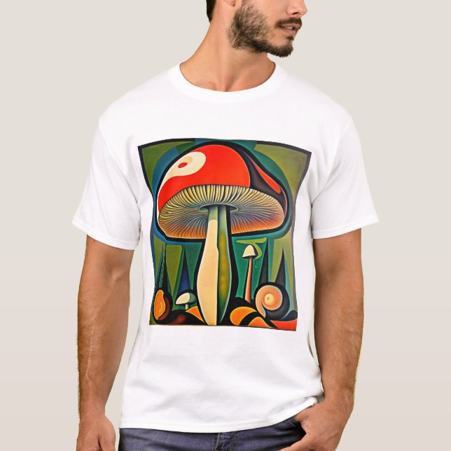 Pickasso Art Pilz T-Shirt (Vorderseite)