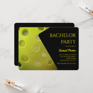 Pickeball Geburtstagsparty Bachelor Party Sport Einladung