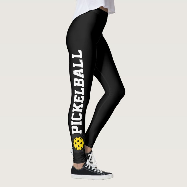 Pickelball Player Custom Personalisiert  Leggings (Rechts)