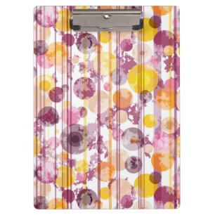 Pickeliges gestreiftes weißes Muster Klemmbrett