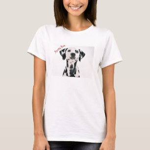 PICKELIGES T-SHIRT DES HUNDDALMATION