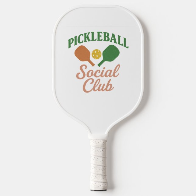 Pickellball Sozialclub Pickellball Paddle (Vorderseite)
