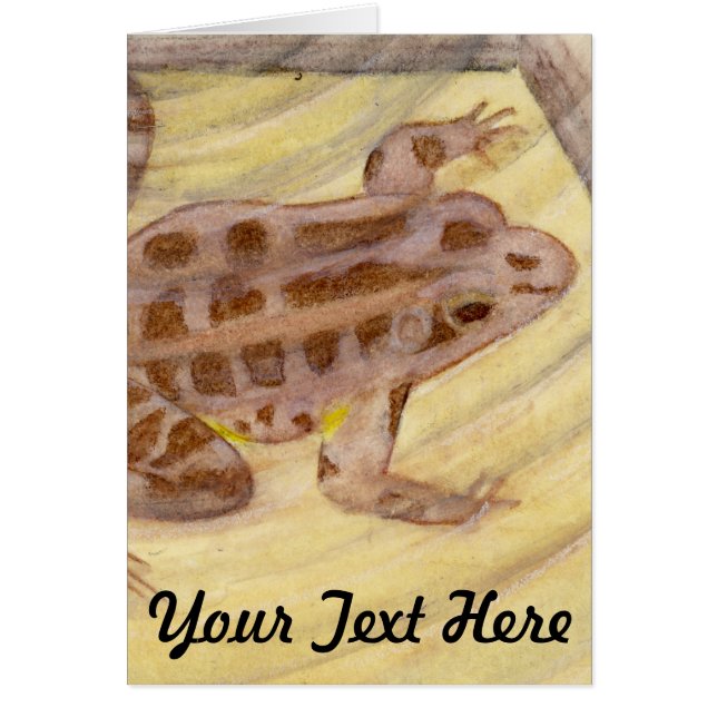 Pickerel Frog Watercolor (Vorne)