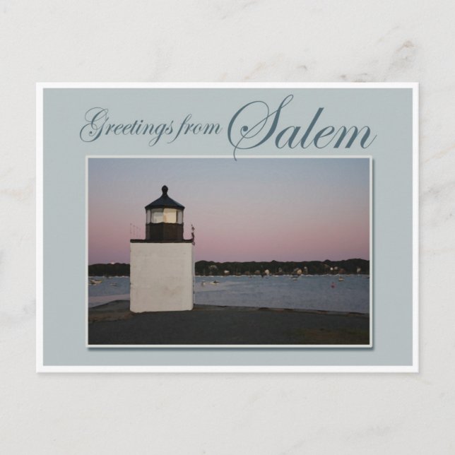 Pickering Wharf Lighthouse Postkarte (Vorderseite)