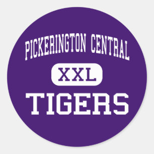 Pickerington Central - Tigers - Pickerington Runder Aufkleber