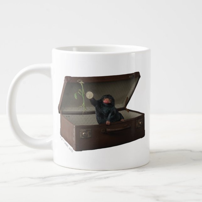 Pickett & Teddy in Briefcase Jumbo-Tasse (Links)