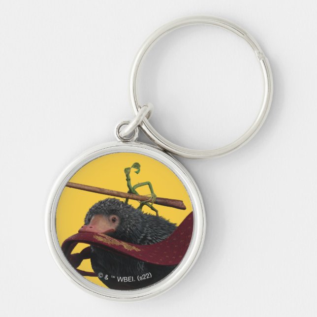 Pickett & Teddy With Wand and Tie Schlüsselanhänger (Vorne)