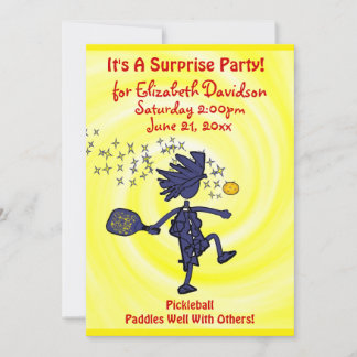 Picklball-Party Einladung