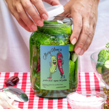 Pickle and Pepper Pals Funny Cartoon Pickles