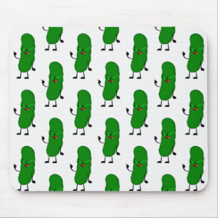 Pickle auf Weiß Mousepad