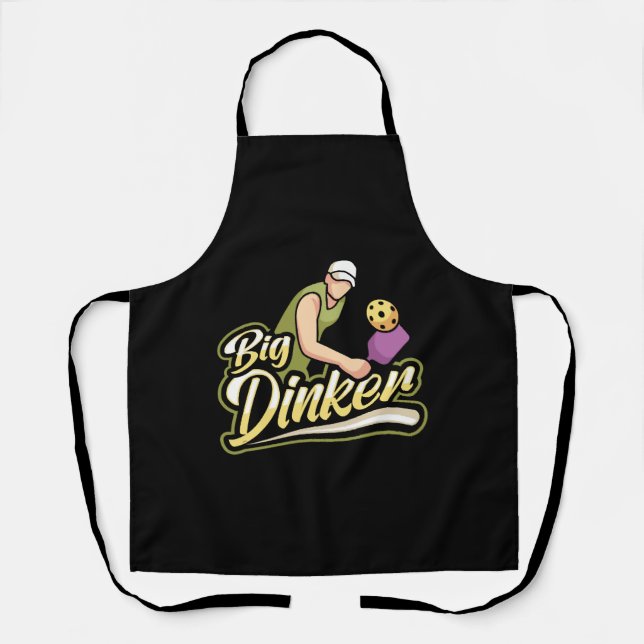 Pickle-Ball-Design für einen Pickleball-Player Schürze (Vorderseite)