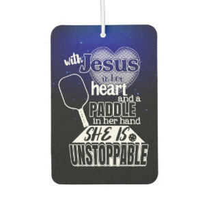 Pickle Ball Geschenk Frauen Pickleball und Jesus Autolufterfrischer