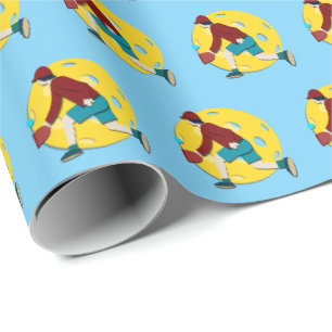 Pickle Ball Geschenkpapier