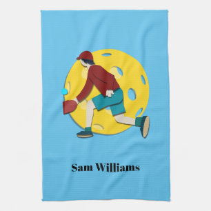 Pickle Ball Geschirrtuch