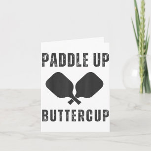 Pickle-Ball-Liebhaber lustiges Paddle hoch Butterb Karte
