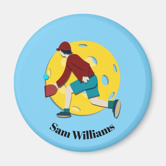 Pickle Ball Magnet (Vorne)