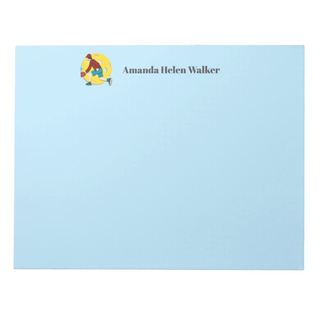 Pickle Ball Notizblock (Vorderseite)