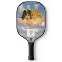 PICKLE BALL PADDLE CUSTOM DESIGN VINTAGE ANGEL
