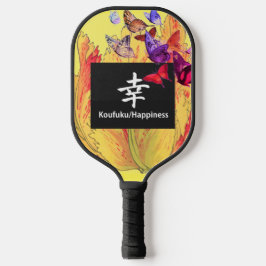PICKLE BALL PADDLE KANJI GLÜCK TIGER MIT CLOUDS