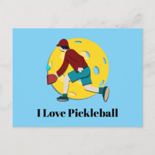 Pickle Ball Postkarte