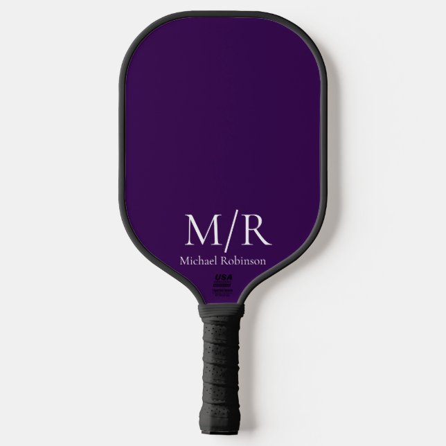 Pickle Ball Schläger (PERSONALISIERBAR) (Rückseite)