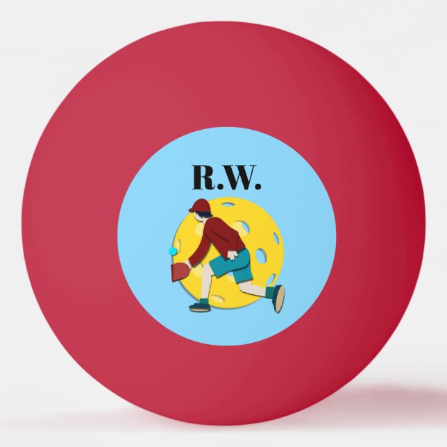 Pickle Ball Tischtennisball (Vorderseite)