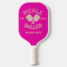 Pickle Baller Pickleball-Kollegialtypografie