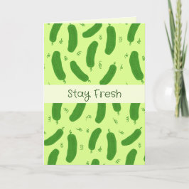 Pickle & Fresh Collection Geburtstag Karte