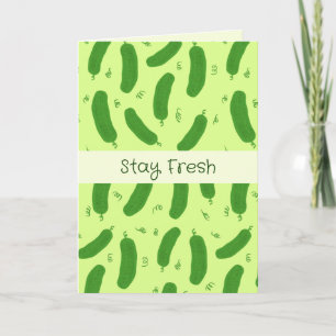 Pickle & Fresh Collection Geburtstag Karte