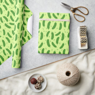 Pickle & Fresh Collection gemustert Geschenkpapier